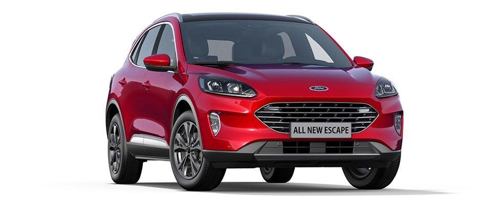 Red Ford Escape Suv