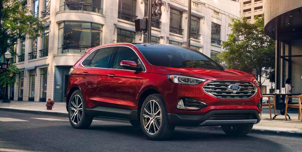 Red Ford Edge Exterior
