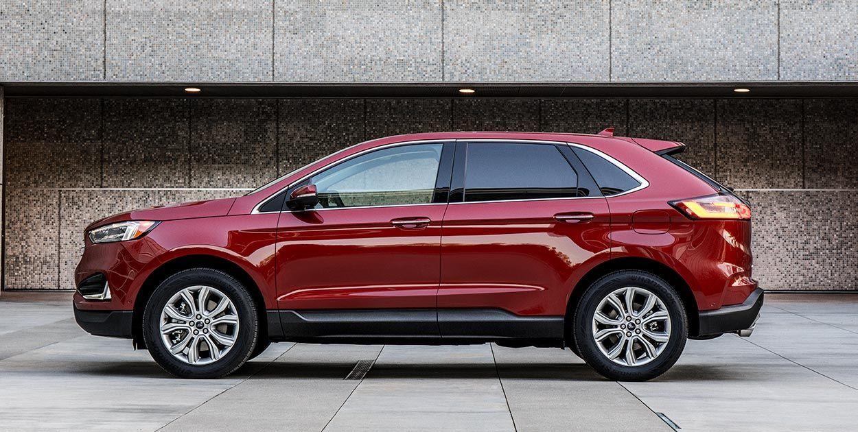 Red Ford Edge Exterior