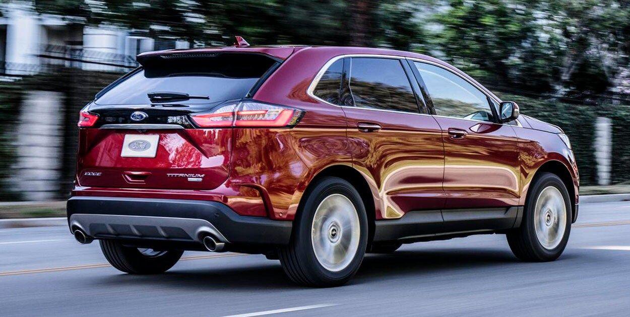 Red Ford Edge Exterior