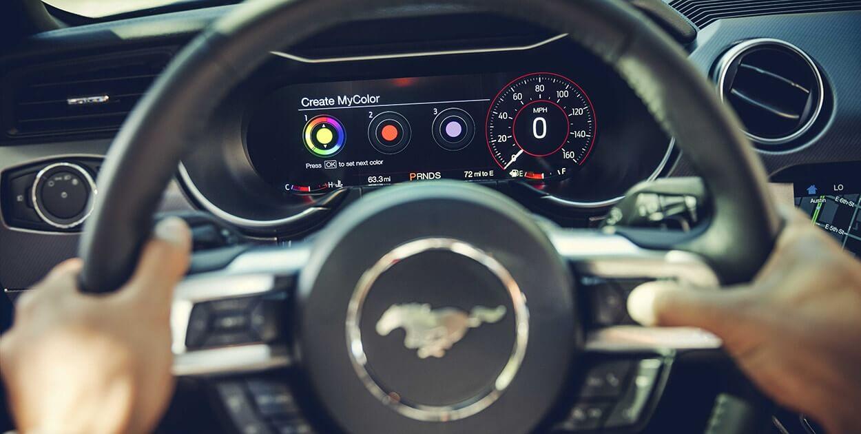 Ford Mustang Lcd Digital Instrument Cluster