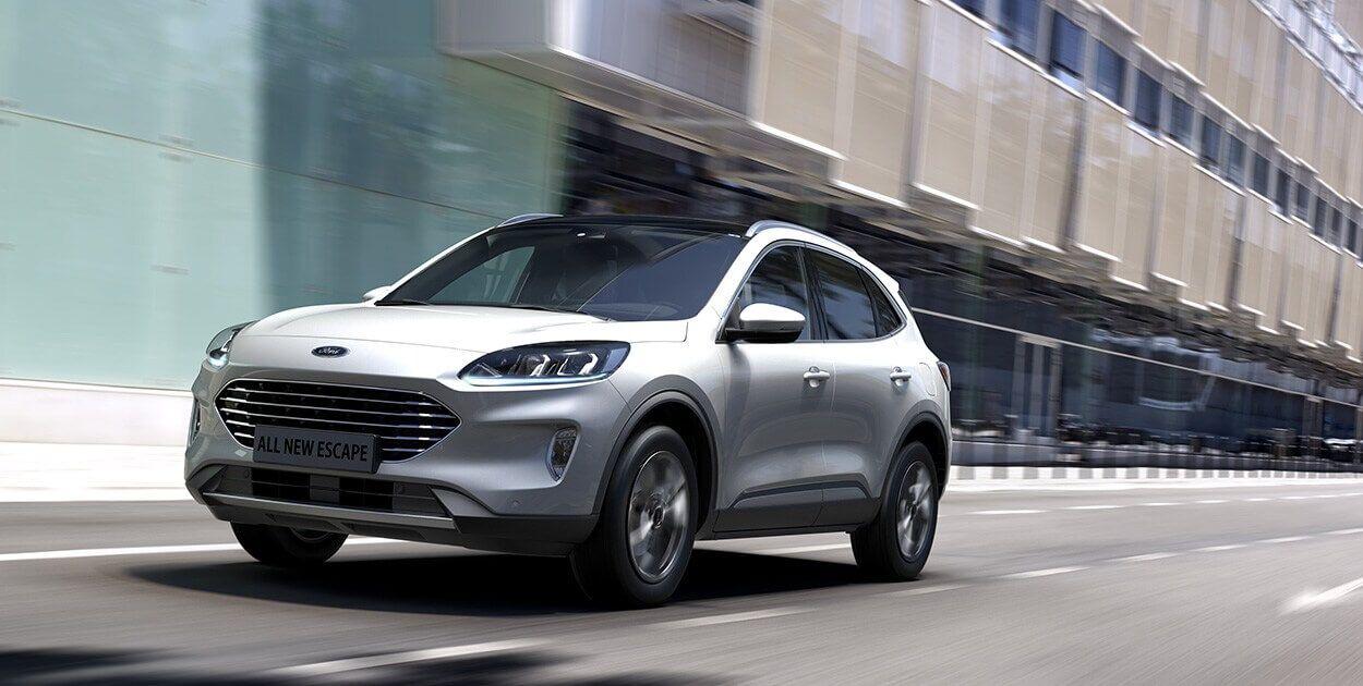 White Ford Escape