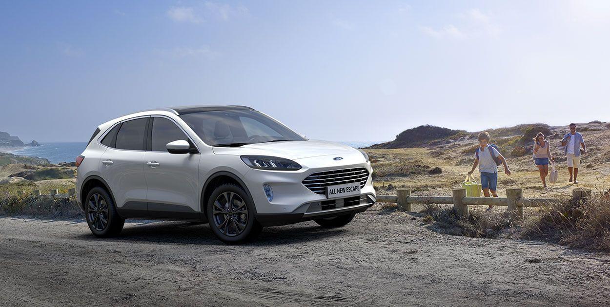 Ford Escape White Suv