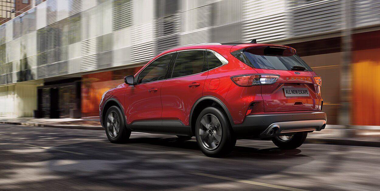 Red Ford Escape Suv